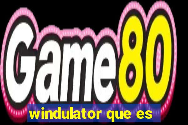 windulator que es